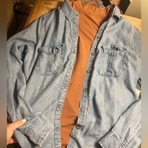 Target Top / Blouse Burnt Orange